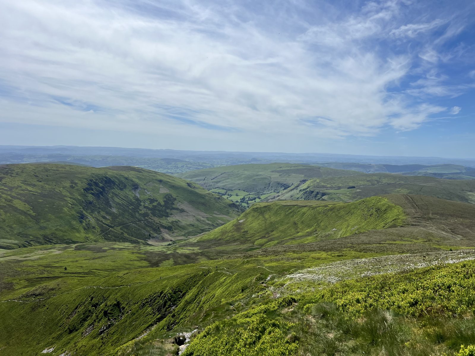 View from the top of Moel Sych